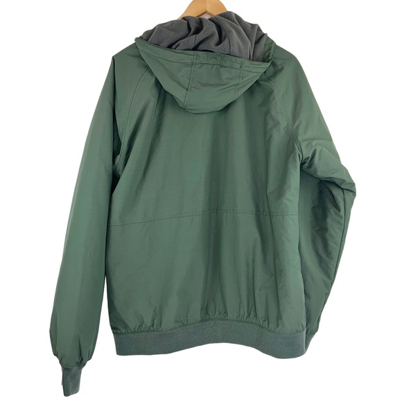 LLBean Green Insulated 3 Season Bomber Hooded Jacket. - Picture 7 of 8